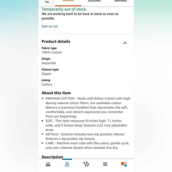 NWT Vera Bradley Original Hipster Crossbody! - Picture 13 of 16